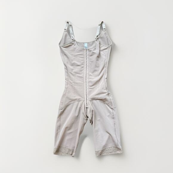Fajitex Shapewear Faja Short Media Pierna Espalda Alta Broche Centro XXL Nude